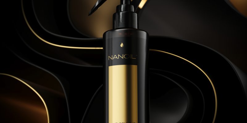 Nanoil hair styling spray